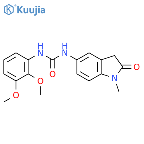 1-(2,3-dimethoxyphenyl)-3-(1-methyl-2-oxo-2,3-dihydro-1H-indol-5-yl)urea structure
