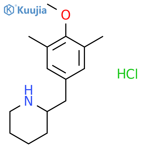 2-(4-Methoxy-3,5-dimethyl-benzyl)-piperidine Hydrochloride structure