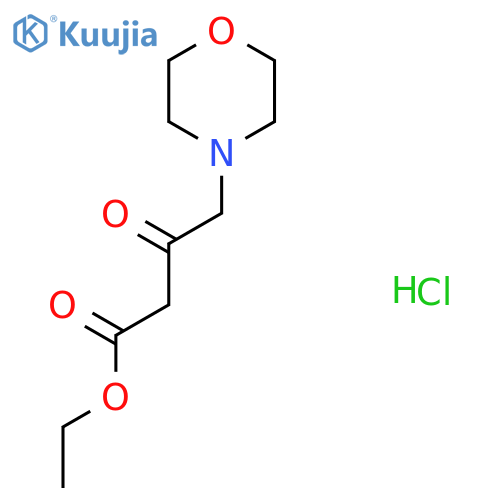 4-Morpholin-4-yl-3-oxo-butyric acid ethyl ester hydrochloride structure