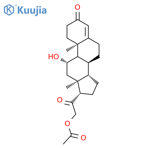 Corticosterone 21-Acetate structure