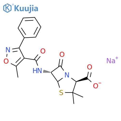 Oxacillin sodium salt structure