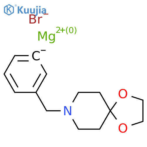 3-[8-(1,4-Dioxa-8-azaspiro[4.5]decyl)methyl]phenylmagnesium bromide 0.25 M in Tetrahydrofuran structure