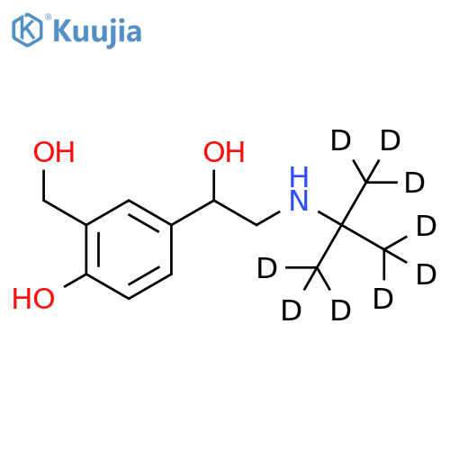 rac Albuterol-d9 structure