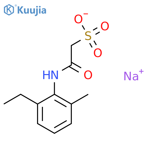 Sodium 2-((2-Ethyl-6-methylphenyl)amino)-2-oxoethanesulfonate structure