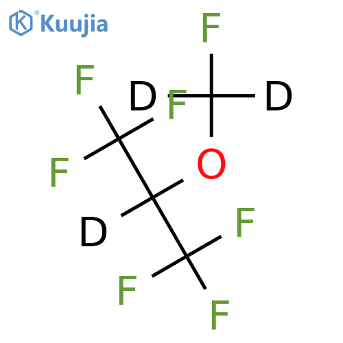 2-deuterio-2-[dideuterio(fluoro)methoxy]-1,1,1,3,3,3-hexafluoropropane structure