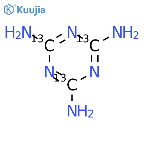 Melamine-13C3 structure