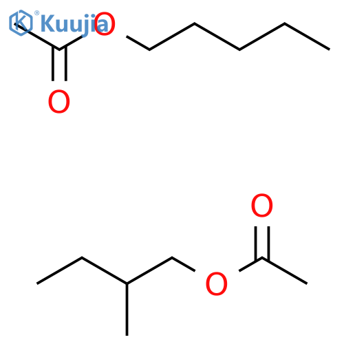 2-Methylbutyl acetate;pentyl acetate structure