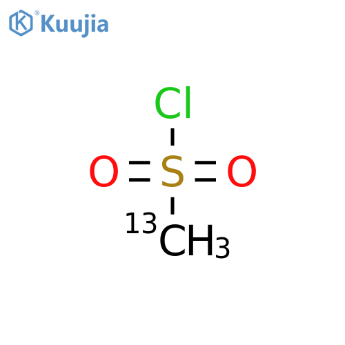 Methane-13C-sulfonyl Chloride structure