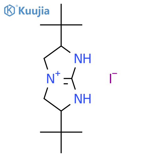 1H-Imidazo[1,2-a]imidazole, 2,6-bis(1,1-dimethylethyl)-2,3,5,6-tetrahydro-, hydriodide (1:1), (2S,6S)-  structure