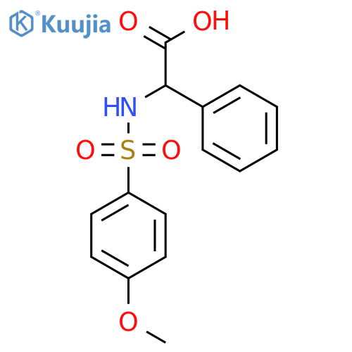 2-{(4-Methoxyphenyl)sulfonylamino}-2-phenylacetic Acid structure