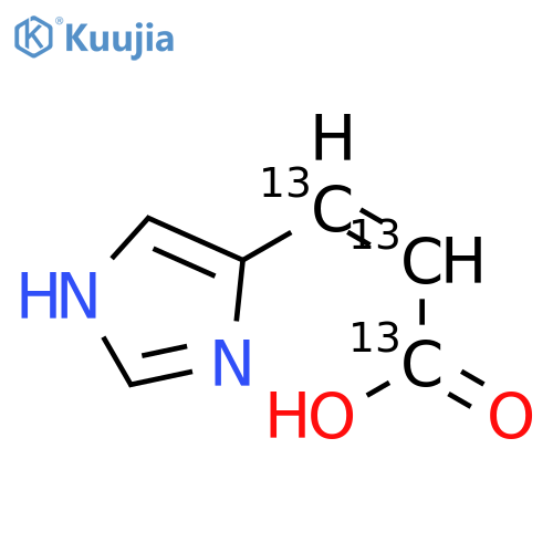 cis-Urocanic Acid-[13C3] structure