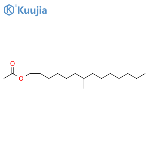 1-Tetradecen-1-ol, 7-methyl-, 1-acetate, (1Z)- structure