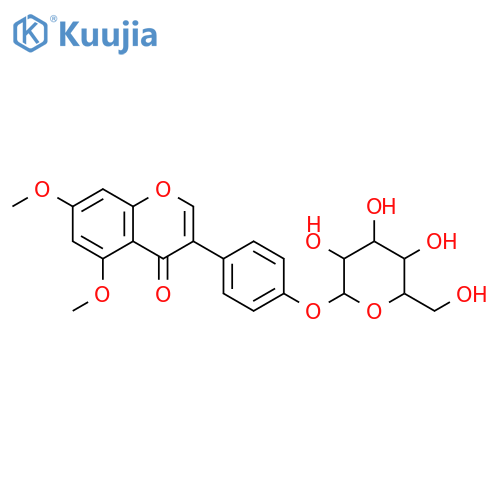 5,7-dimethoxy-3-(4-{[3,4,5-trihydroxy-6-(hydroxymethyl)oxan-2-yl]oxy}phenyl)-4H-chromen-4-one structure