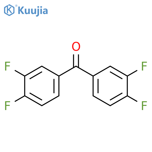 bis(3,4-difluorophenyl)methanone structure