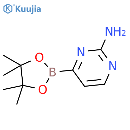 4-(4,4,5,5-Tetramethyl-1,3,2-dioxaborolan-2-yl)pyrimidin-2-amine structure