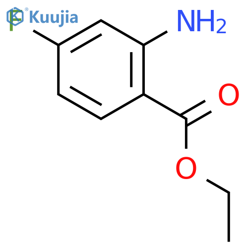 Ethyl 2-Amino-4-fluorobenzoate structure