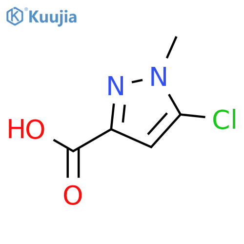5-chloro-1-methyl-1H-pyrazole-3-carboxylic acid structure