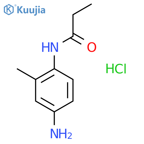 N-(4-Amino-2-methyl-phenyl)-propionamide hydrochloride structure