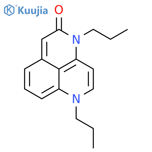 1H-BENZO[DE][1,6]NAPHTHYRIDIN-5(4H)-ONE, 1,4-DIPROPYL- structure