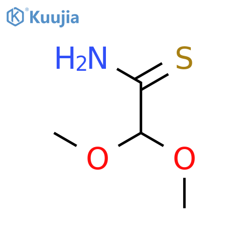 2,2-dimethoxyethanethioamide structure