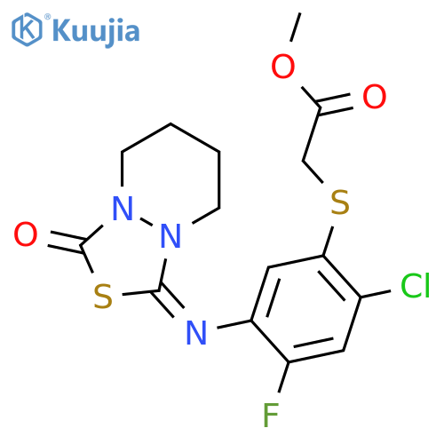 Fluthiacet-methyl structure