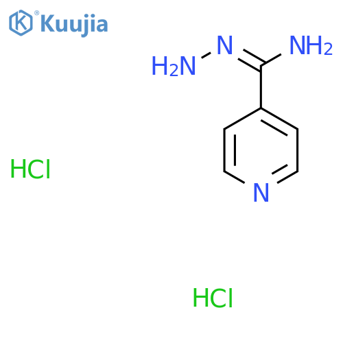 4-Pyridinecarboximidic acid, hydrazide dihydrochloride structure