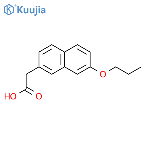2-Naphthaleneaceticacid, 7-propoxy- structure