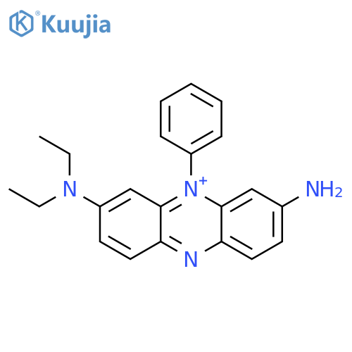 Phenazinium, 3-amino-7-(diethylamino)-5-phenyl- structure
