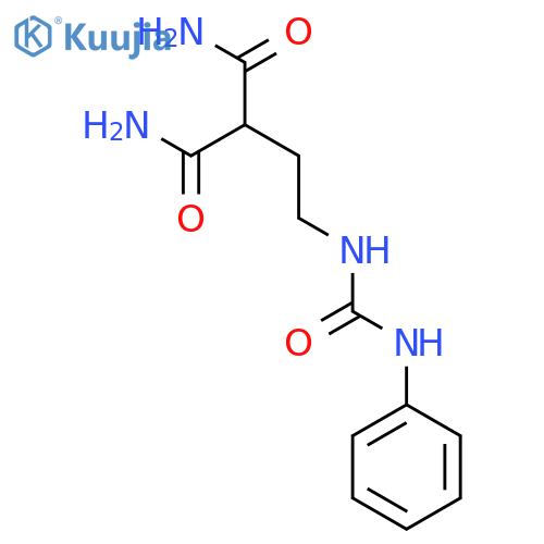 Propanediamide, 2-[2-[[(phenylamino)carbonyl]amino]ethyl]- structure