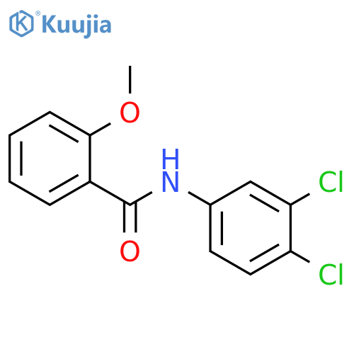 N-(3,4-Dichlorophenyl)-2-methoxybenzamide structure