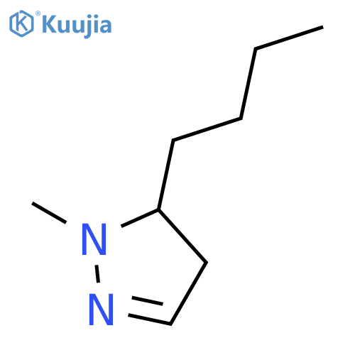 1H-Pyrazole, 5-butyl-4,5-dihydro-1-methyl- structure