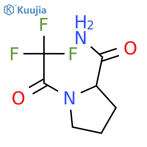 2-Pyrrolidinecarboxamide,1-(2,2,2-trifluoroacetyl)- structure