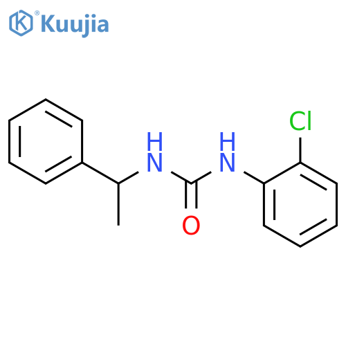 1-(2-Chloro-phenyl)-3-(1-phenyl-ethyl)-urea structure