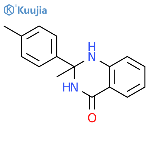 4(1H)-QUINAZOLINONE, 2,3-DIHYDRO-2-METHYL-2-(4-METHYLPHENYL)- structure