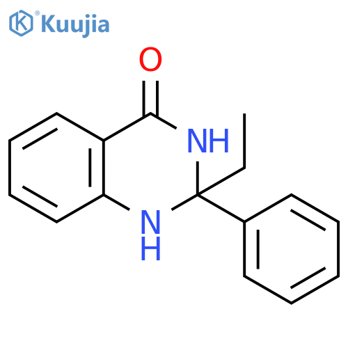4(1H)-Quinazolinone, 2-ethyl-2,3-dihydro-2-phenyl- structure