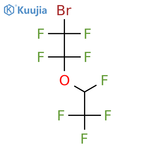 2-Bromotetrafluoroethyl 1,2,2,2-tetrafluoroethyl ether structure