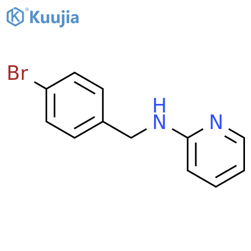 (4-Bromo-benzyl)-pyridin-2-yl-amine structure
