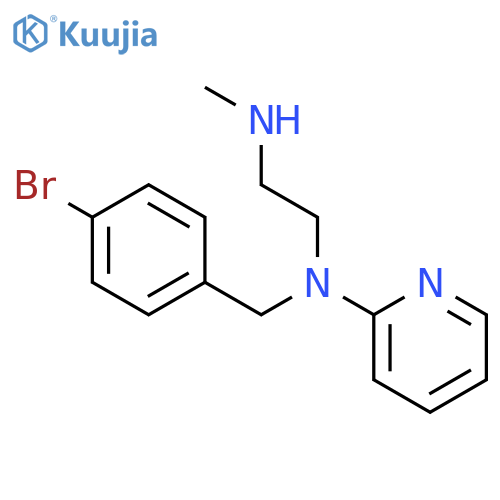 1,2-ETHANEDIAMINE, N-[(4-BROMOPHENYL)METHYL]-N'-METHYL-N-2-PYRIDINYL- structure