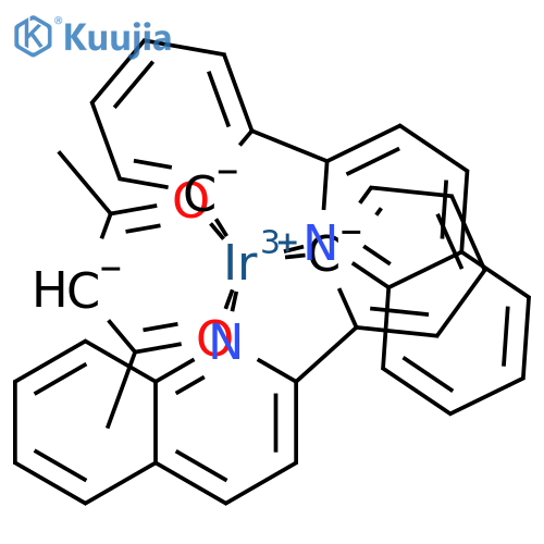 Bis(2-phenylquinoline)(acetylacetonate) iridiuM(III) structure