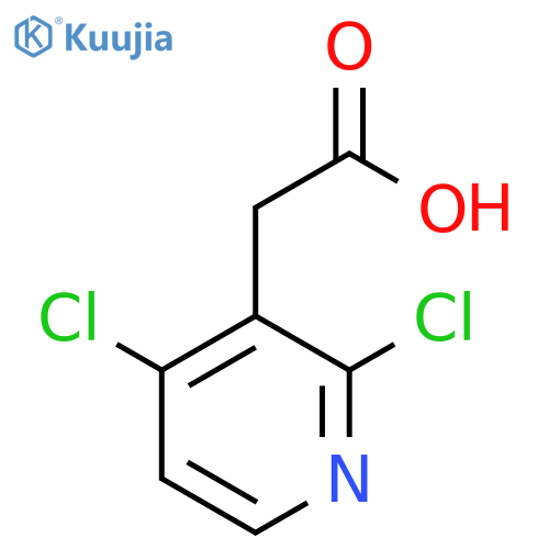 (2,4-dichloro-3-pyridinyl)acetic Acid structure