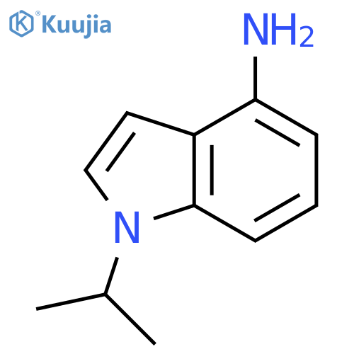 1-(propan-2-yl)-1H-indol-4-amine structure