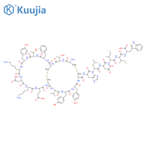 Endothelin 3 (human)(9CI) structure