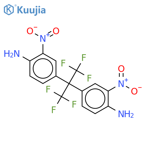 Benzenamine,4,4'-[2,2,2-trifluoro-1-(trifluoromethyl)ethylidene]bis[2-nitro- structure
