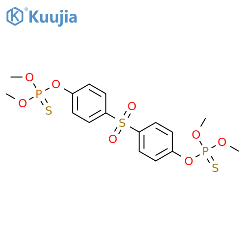 Phosphorothioic acid,O,O'-(sulfonyldi-4,1-phenylene) O,O,O',O'-tetramethyl ester (9CI) structure