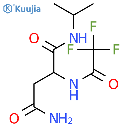 Butanediamide, N1-(1-methylethyl)-2-[(trifluoroacetyl)amino]-, (±)- structure