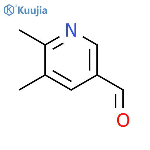 5,6-dimethylpyridine-3-carbaldehyde structure