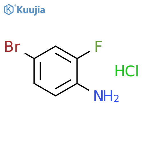 4-Bromo-2-fluoroaniline hydrochloride structure