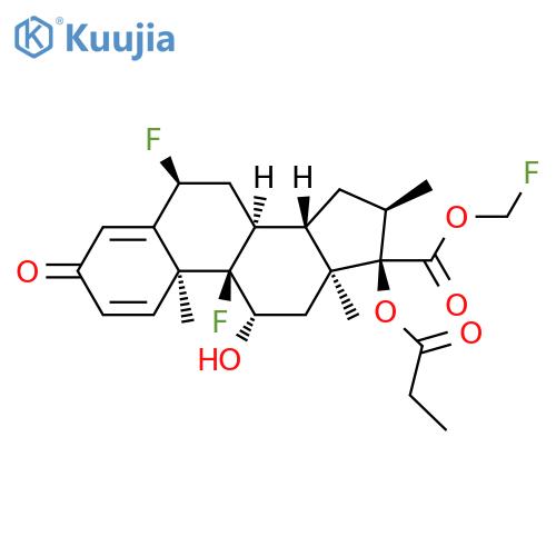 Fluoromethyl (6α,11β,16α,17α)-6,9-Difluoro-11-hydroxy-16-methyl-3-oxo-17-(1-oxopropoxy)-androsta-1,4-diene-17-carboxylate structure