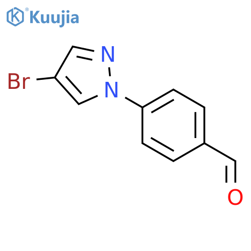 4-(4-Bromopyrazol-1-yl)benzaldehyde structure