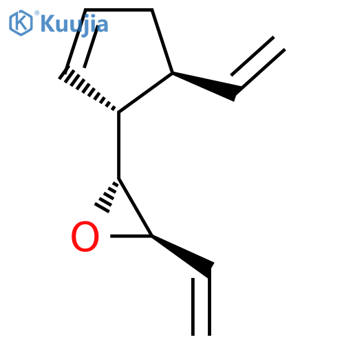 Oxirane,2-ethenyl-3-[(1S,5S)-5-ethenyl-2-cyclopenten-1-yl]-, (2R,3R)- structure